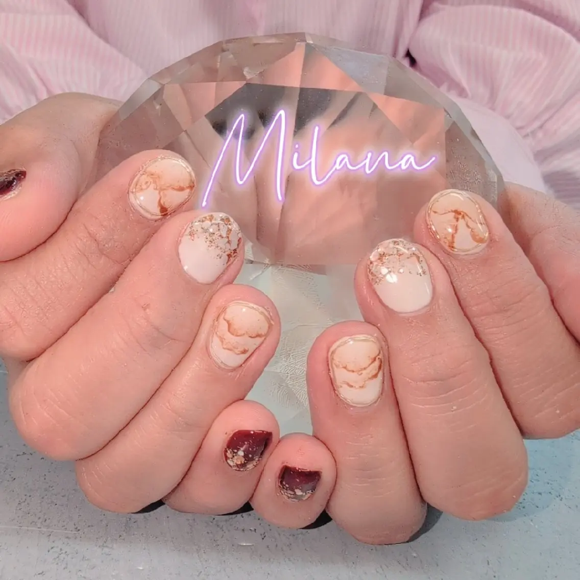 ネイル ハンドネイル Milana 川瀬のネイルデザイン