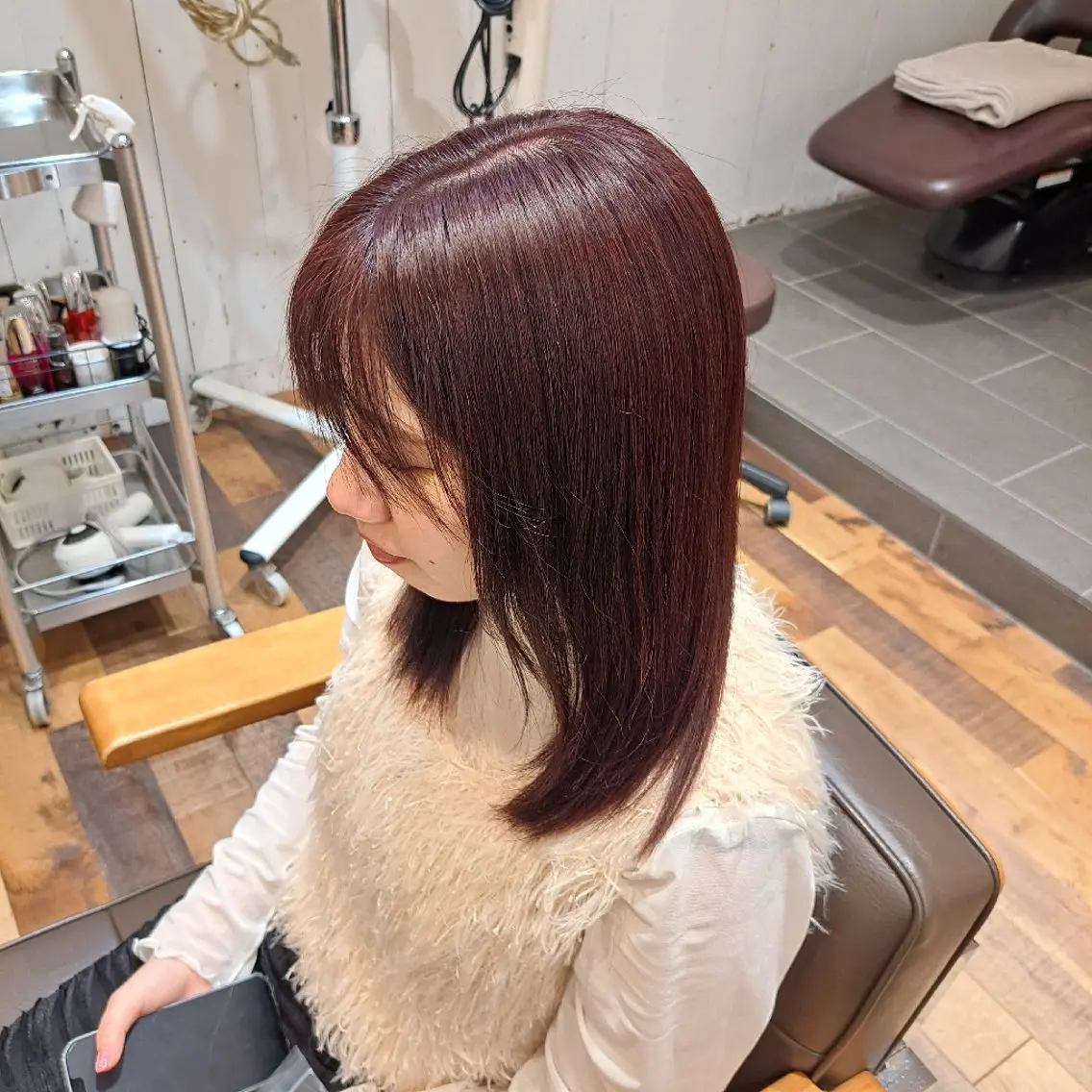 カラー ヘアカラー トリートメント   なあにのヘアスタイル