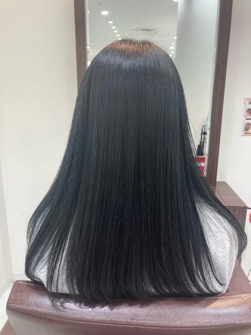 ✁ミニモ限定50%OFFクーポン✁レイヤーカット+髪質改善カラー+3stepトリートメントの写真