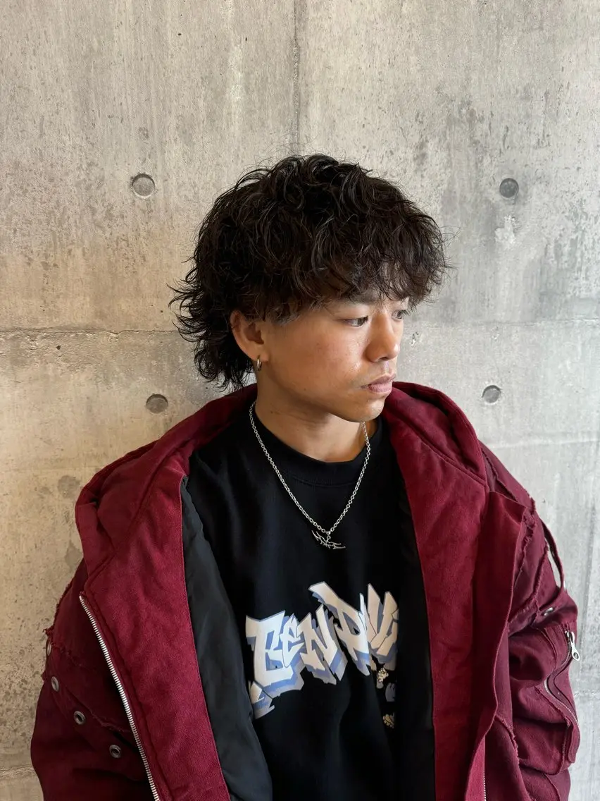 メンズ カット パーマ yuimarl切田 はじめ✨のヘアスタイル