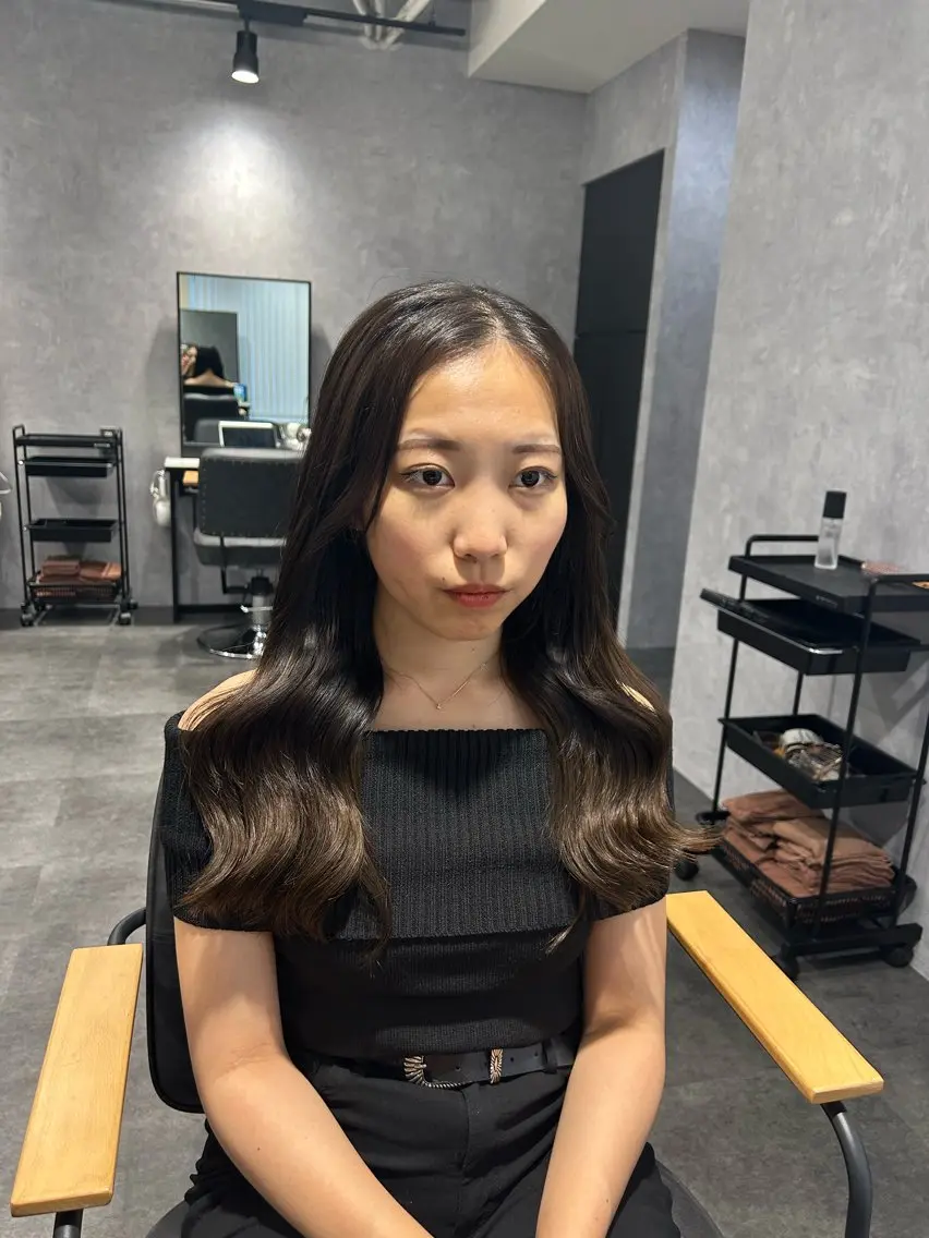 ロング プルエクステ エクステ ロング プルエクステ/インナ ーカラー🦊はるなのヘアスタイル