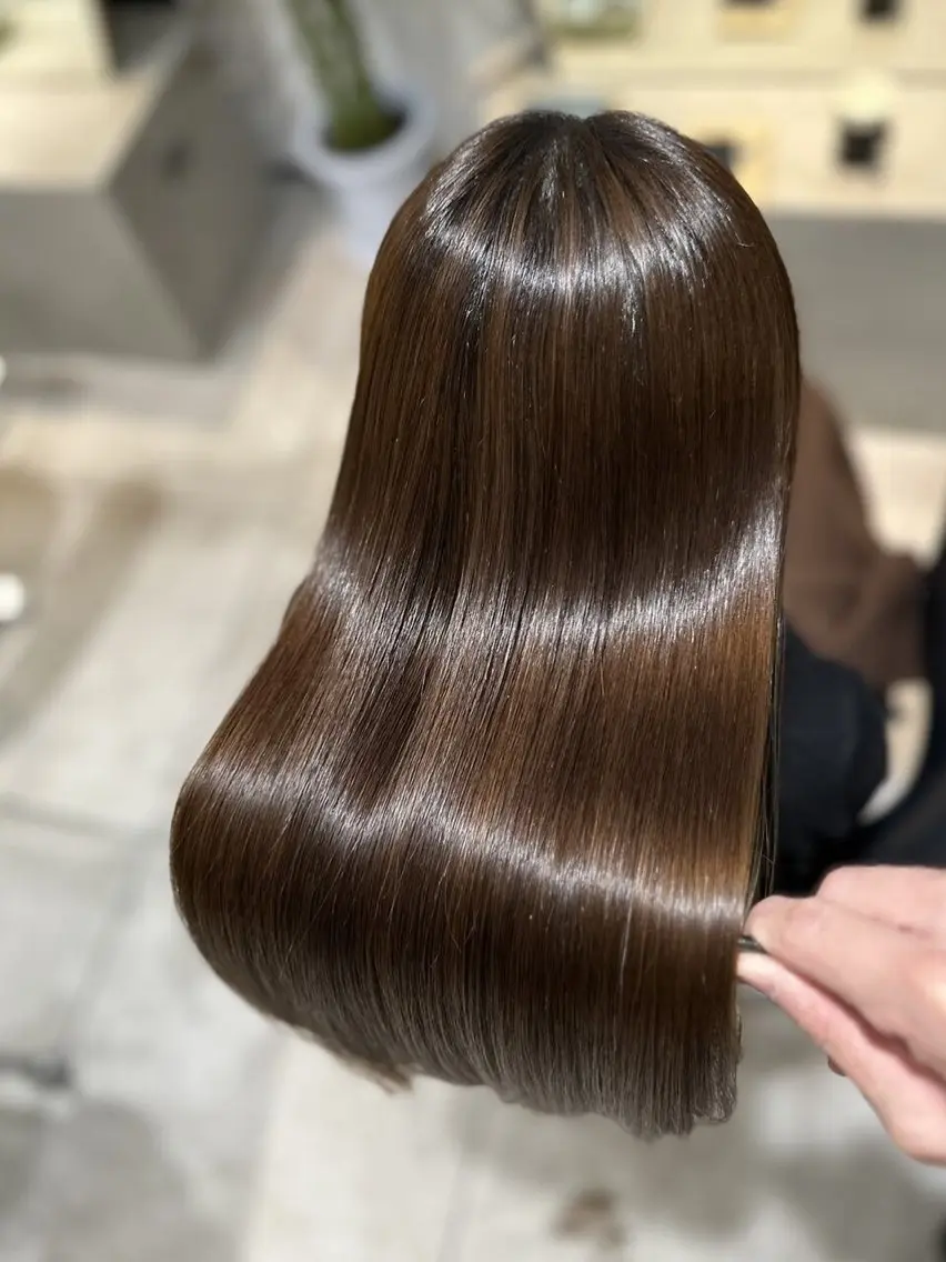 ロング カット 縮毛矯正 トリートメント 美髪矯正🫧艶髪特化 🫧関口太郎のヘアスタイル