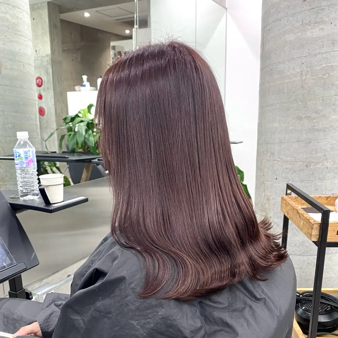 ミディアム カラー ヘアカラー Runa/大人 かわいいハイトーンのヘアスタイル