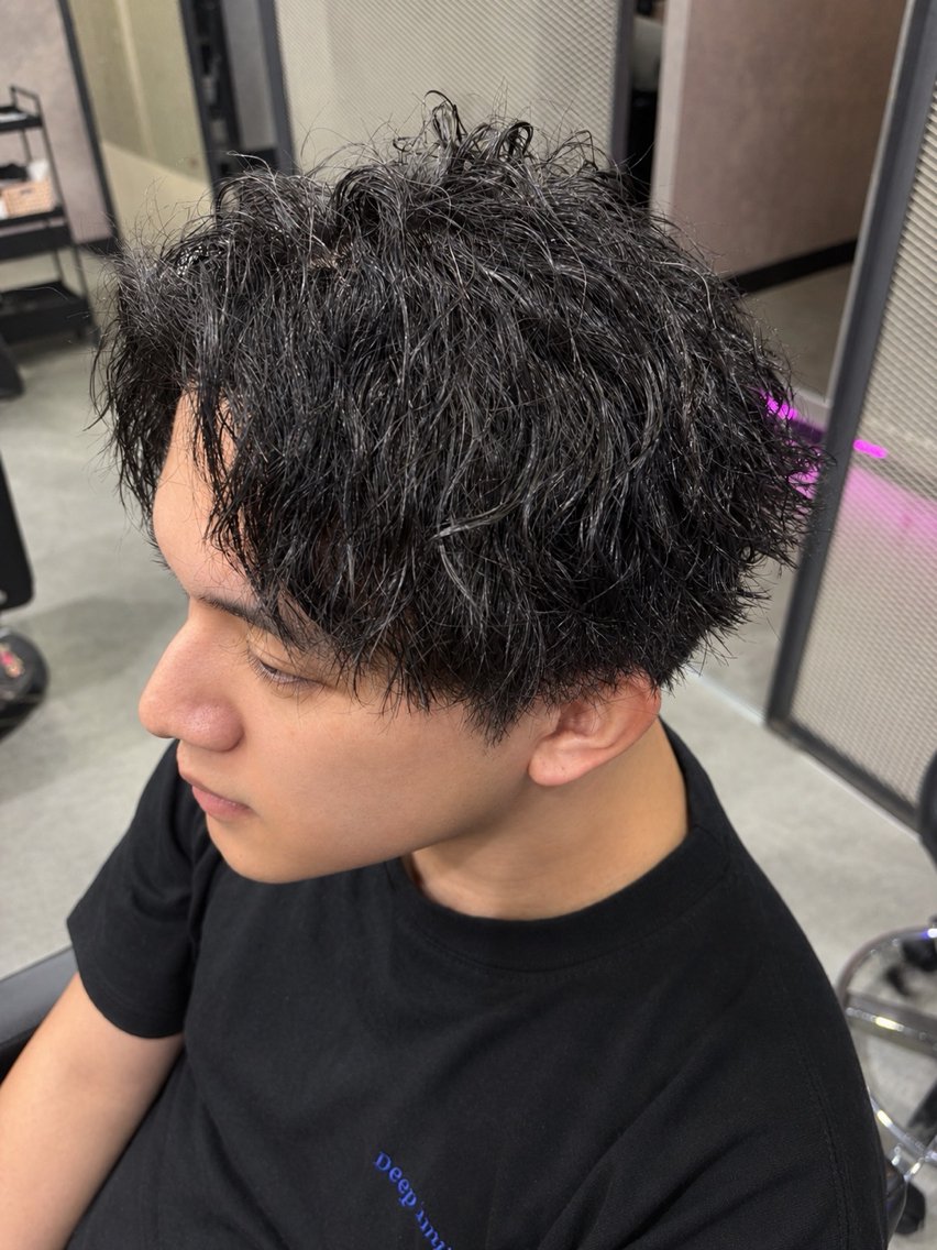 ミディアム カット パーマ 平畑 直将 《メンズ・パーマ》のヘアスタイル
