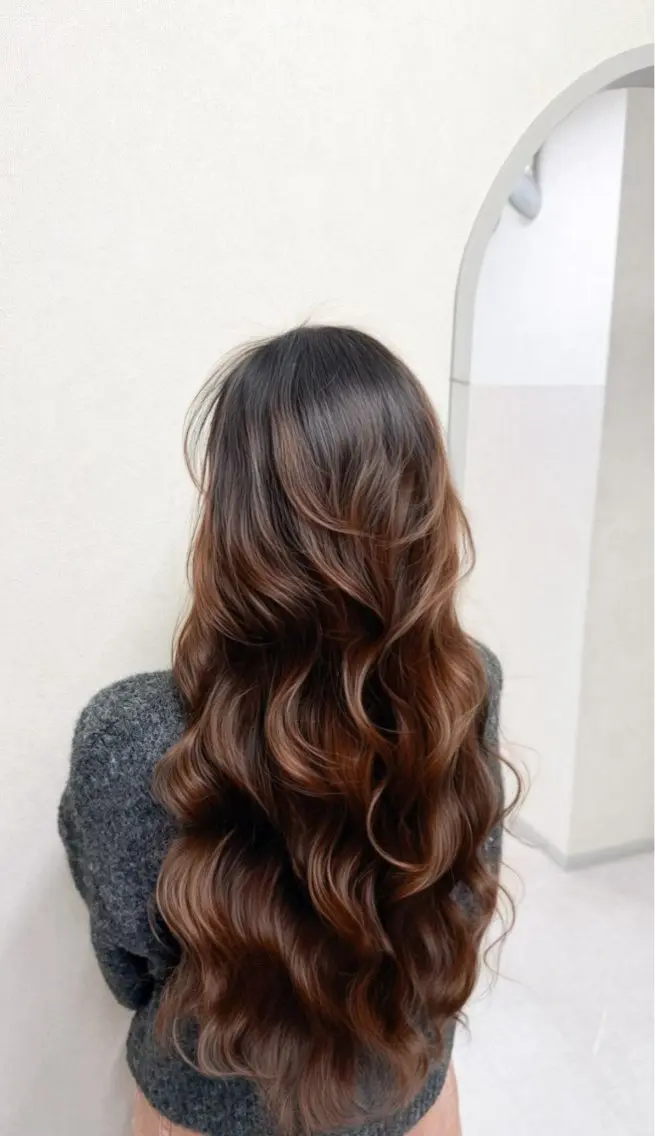 ロング パーマ カット パーマ 高橋 竜也のヘアスタイル
