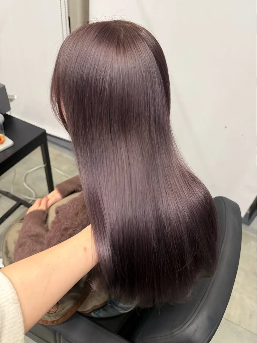カラー りこ / 透明感カラー🎀🫧のヘアスタイル