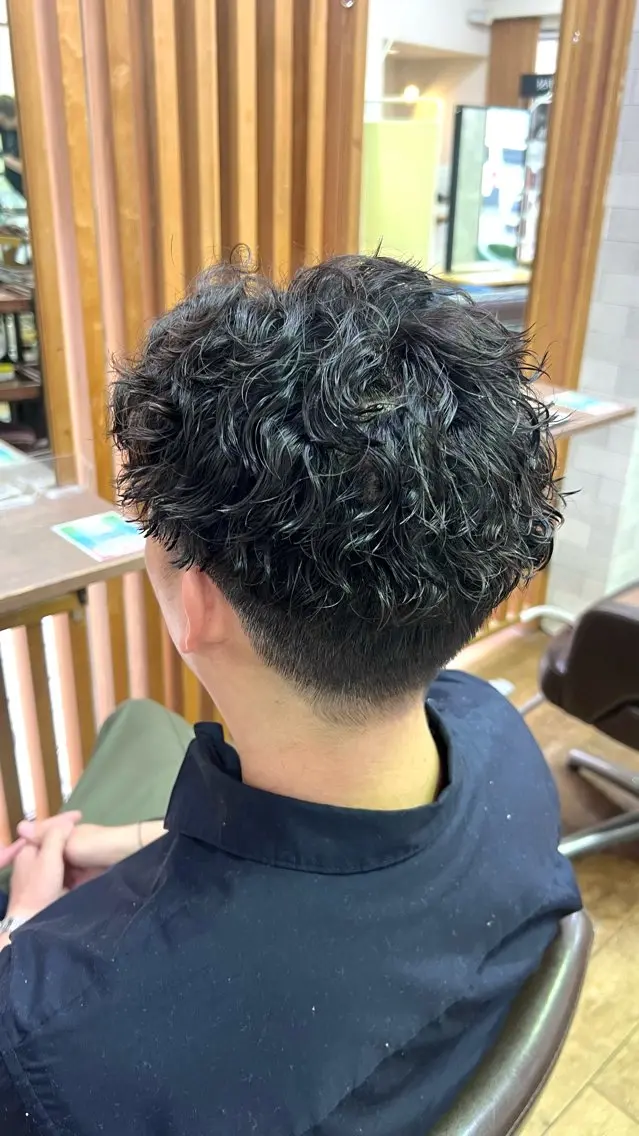 パーマ メンズ カット パーマ ❤︎peqss❤︎ 菅野 杏実のヘアスタイル