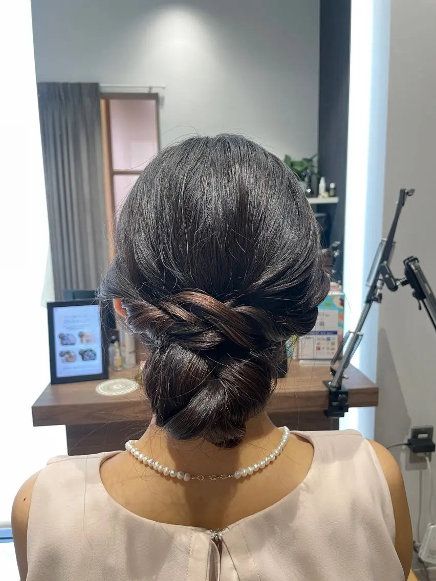 ヘアアレンジ ヘアセット 【銀座】ヘアセット& イメコンSharmeのヘアスタイル