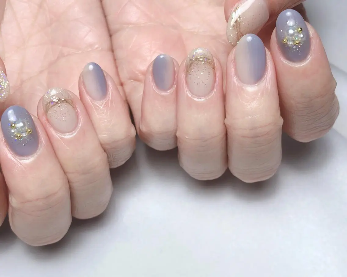 ネイル ハンドネイル saki_ nail heronのネイルデザイン