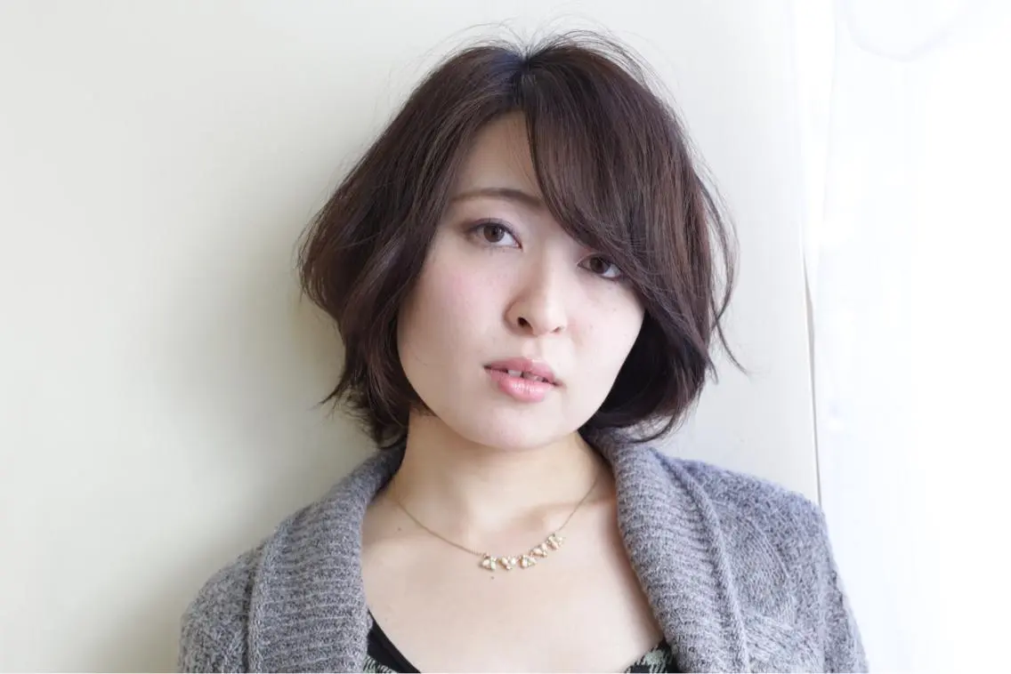 ショート ミディアム カラー ボブ タジマ ヤスヒサのヘアスタイル