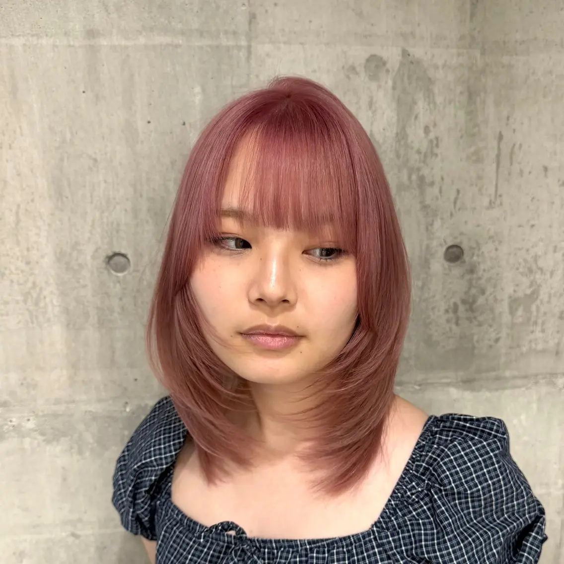 ミディアム カラー パーマ ヘアアレンジ メンズ キッズ レイヤーの魔術師 𓍼takumi𓍼のヘアスタイル