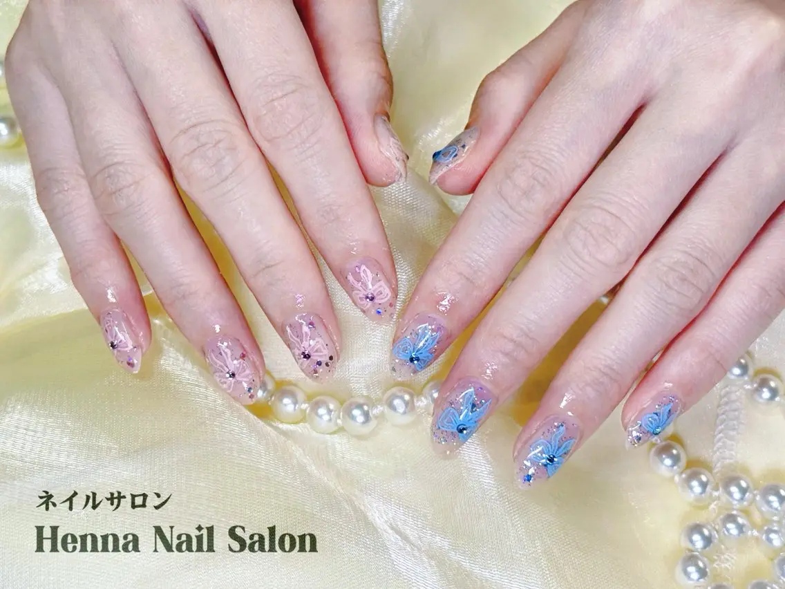 ネイル ハンドネイル Henna Kongssalonのネイルデザイン