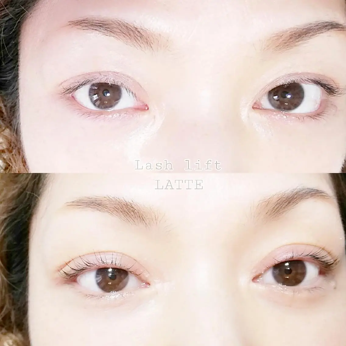 マツエク・マツパ パリジェンヌラッシュリフト LATTE eyelashのマツエク・マツパデザイン