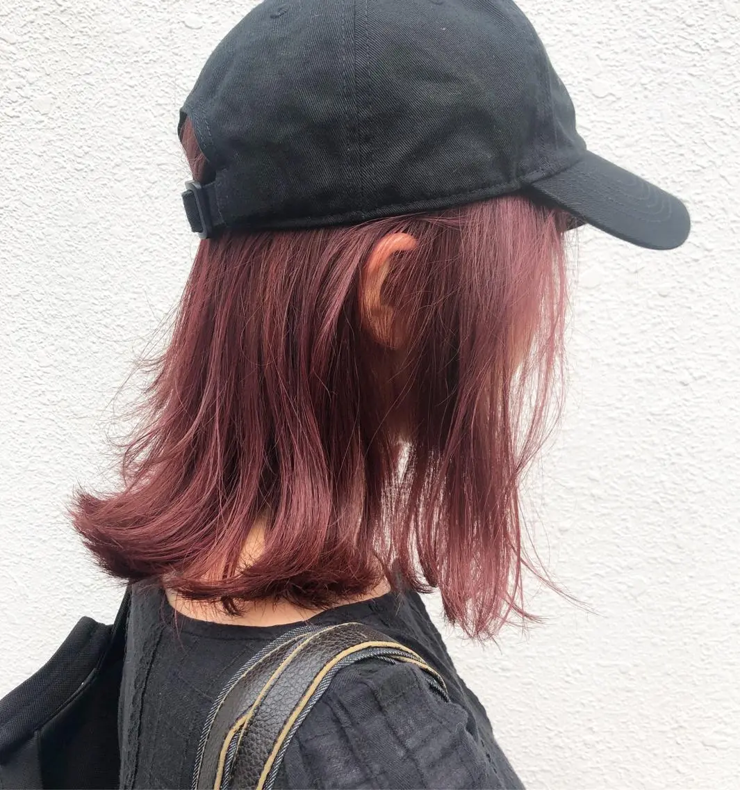 ミディアム カラー パーマ ヘアアレンジ 【白髪ぼかし 専門GBG】自由が丘のヘアスタイル