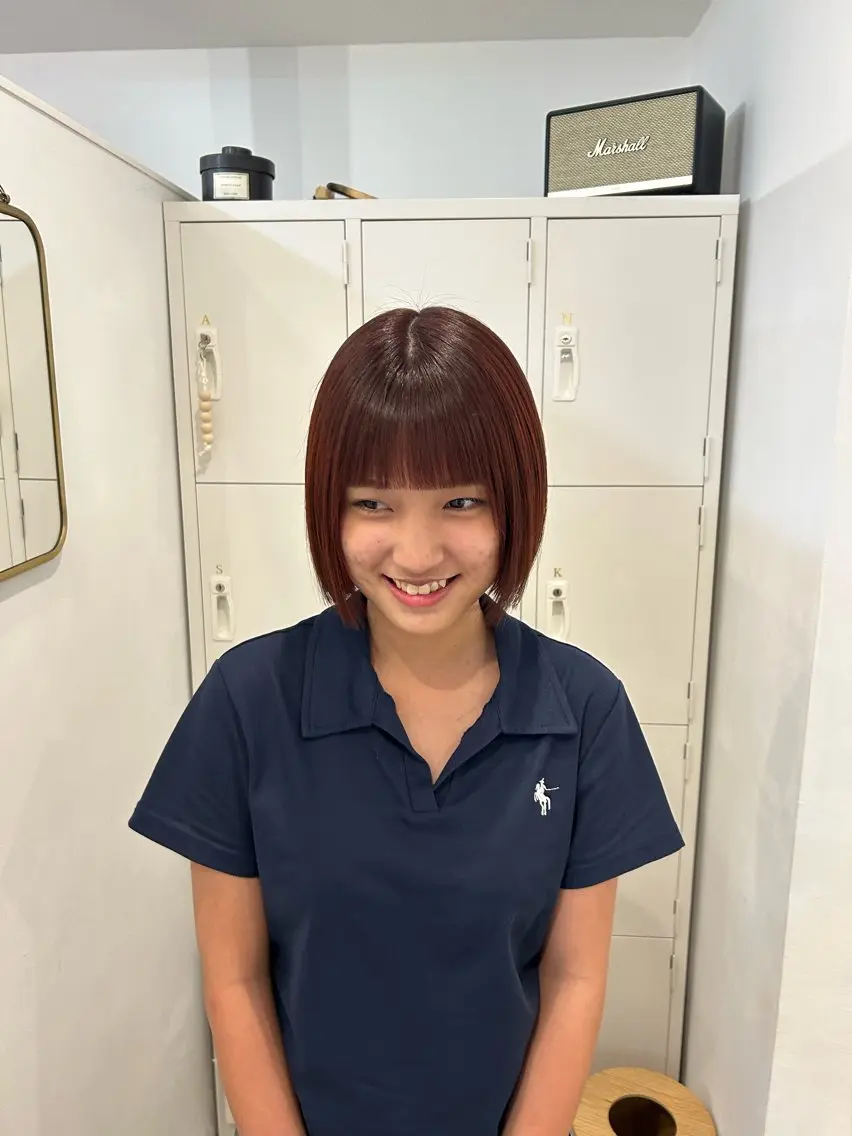 ショート カット ヘアカラー イザワサヤ/梅田 /レイヤーカット🎀のヘアスタイル