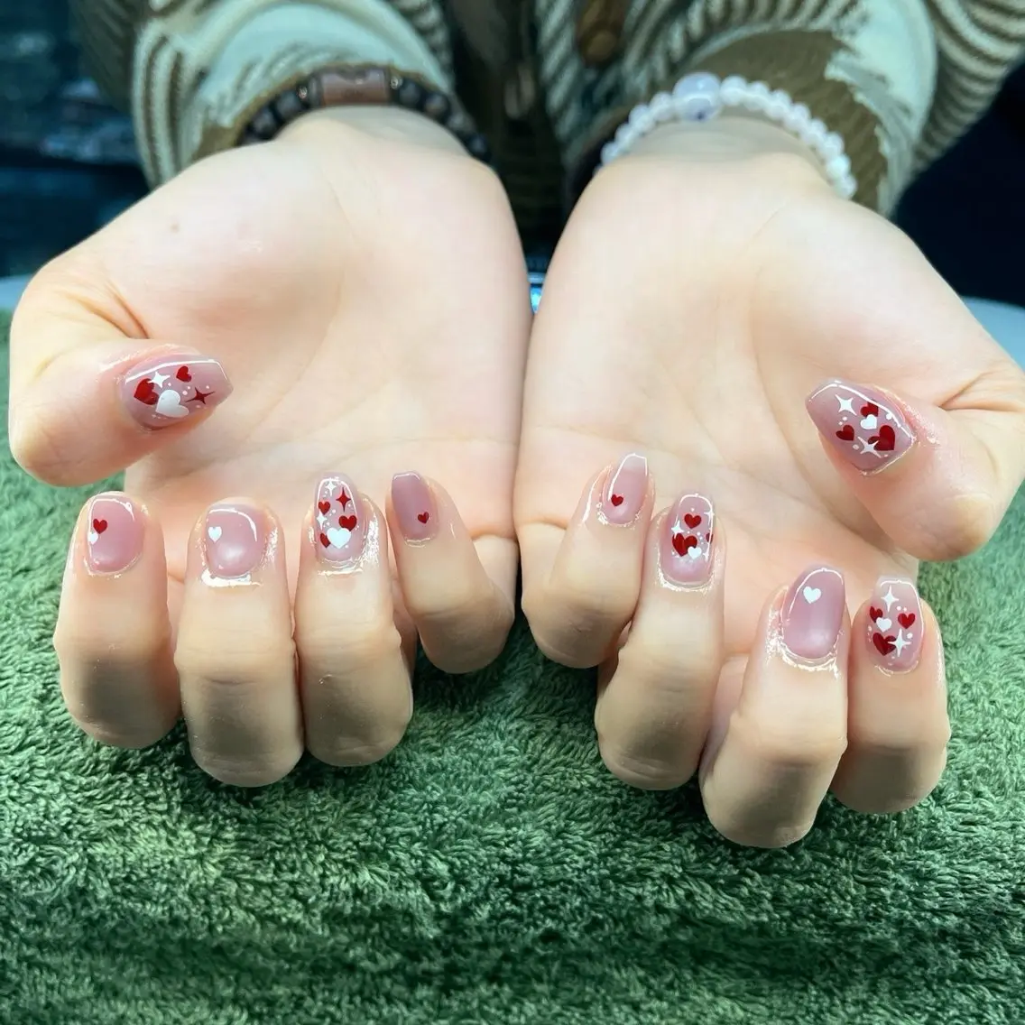 ネイル ハート ハンドネイル MHR nailのネイルデザイン