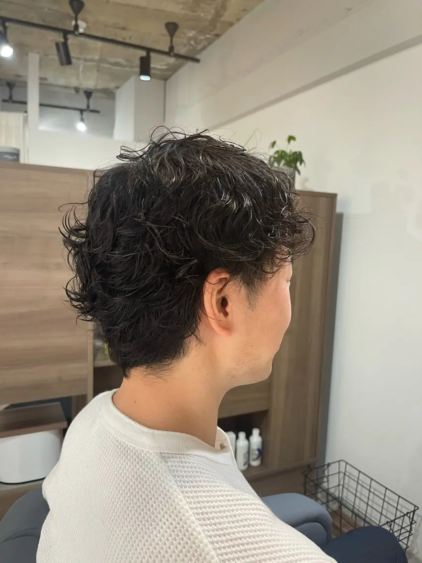 パーマ メンズ メンズパーマ 林 亮太のヘアスタイル