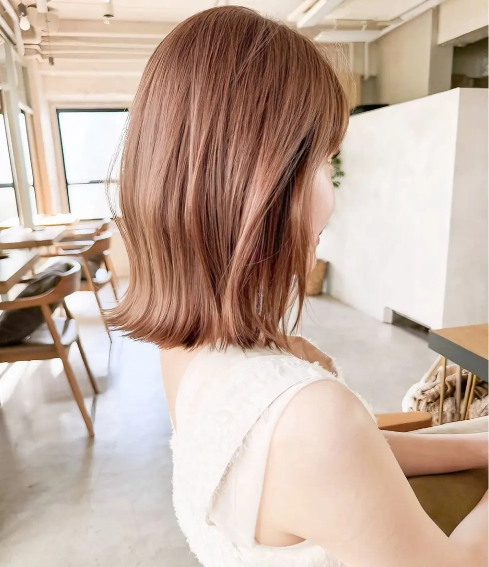 ミディアム 勝河 怜楊のヘアスタイル