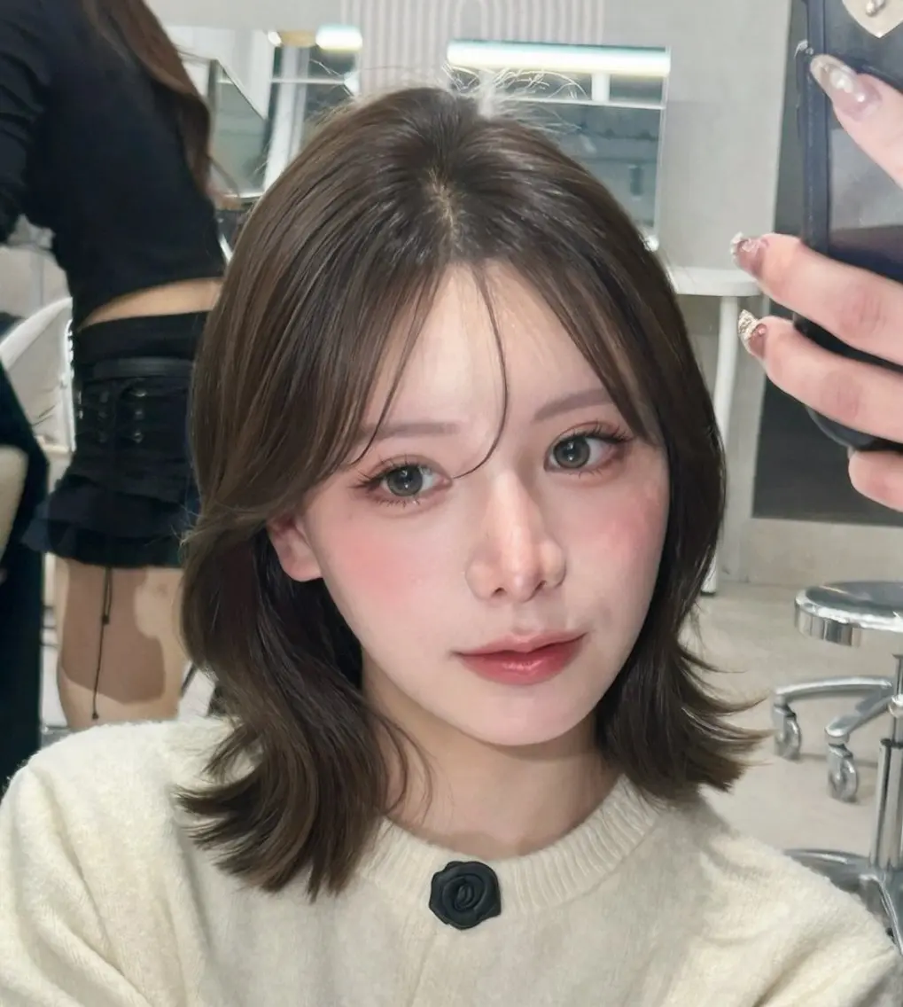 【韓国ヘア🇰🇷20:30-限定】💖似合わせボブカット👑✨(SALONオリジナルトリートメント付き)の写真