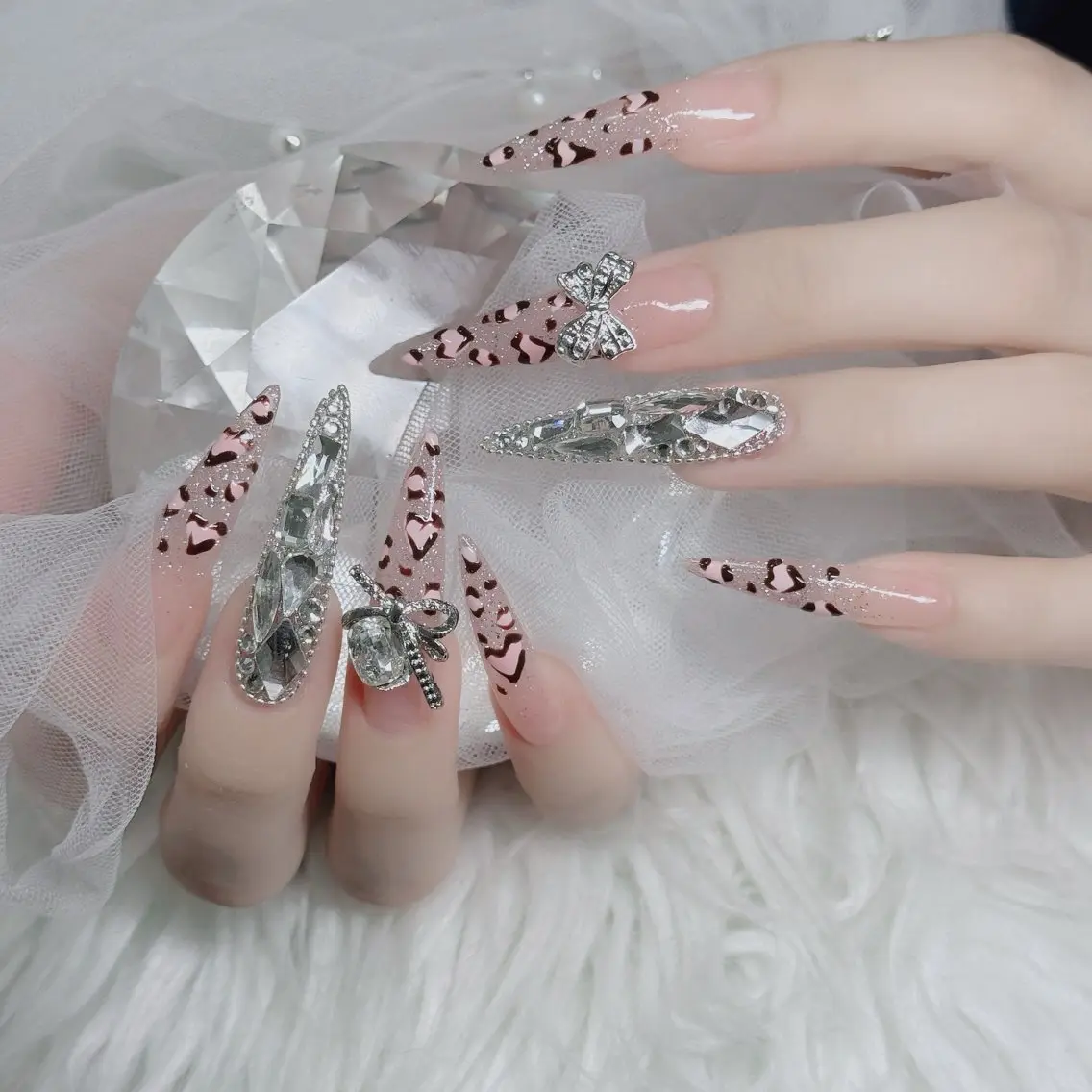 ネイル フットネイル フレンチネイル グラデーション 韓国ネイル ロングネイル ハンドネイル Hani Nail Salonのネイルデザイン
