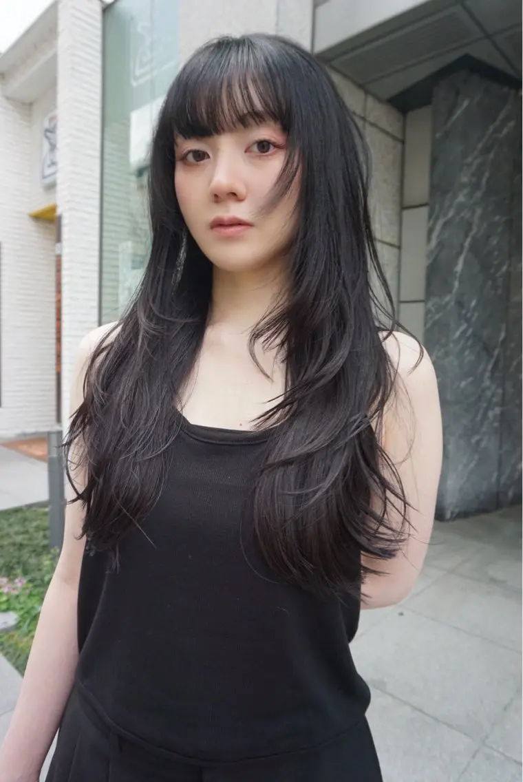 ロング DEAN JECYのヘアスタイル