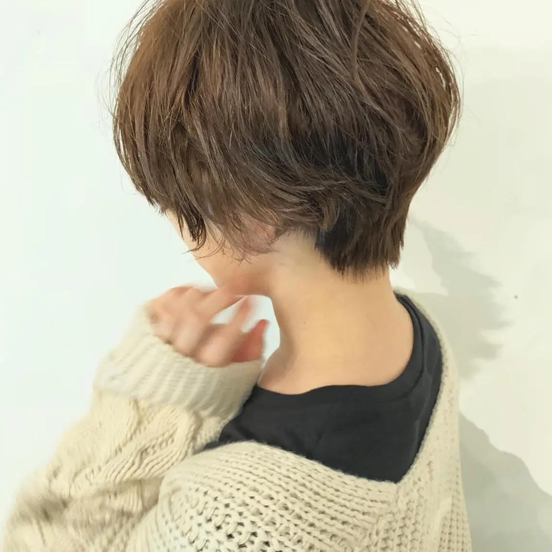 ショート カラー パーマ 中川 竜誠のヘアスタイル