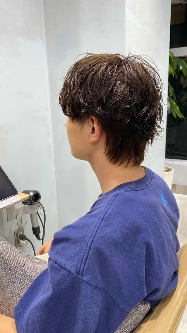 パーマ パーマ 大関 星翔のヘアスタイル