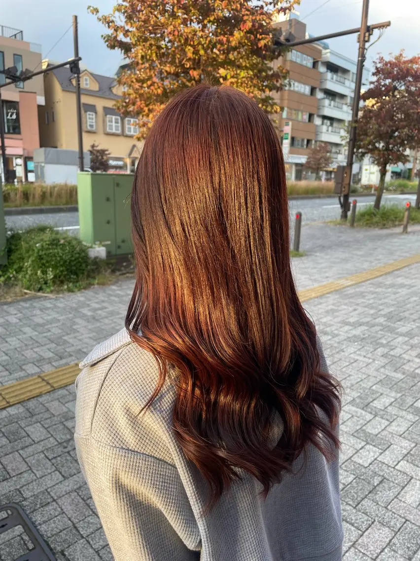 ロング カラー 💞暖色カラー 💞risaのヘアスタイル