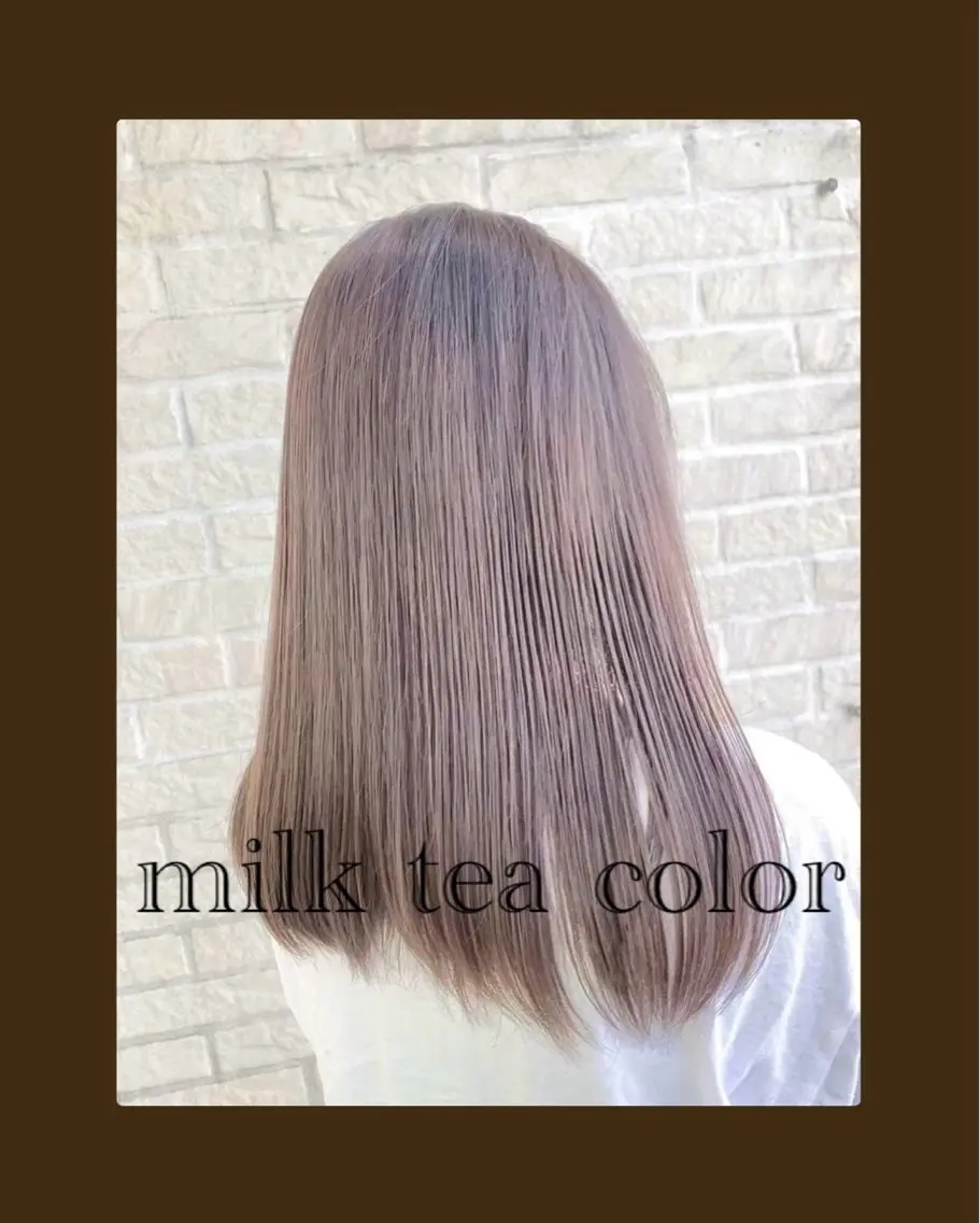 ロング カラー 切りっぱなしボブ ベージュカラー 黒髪 ブリーチ ブルーカラー 🥀髪質改善/ 透明感🥀ユイキのヘアスタイル