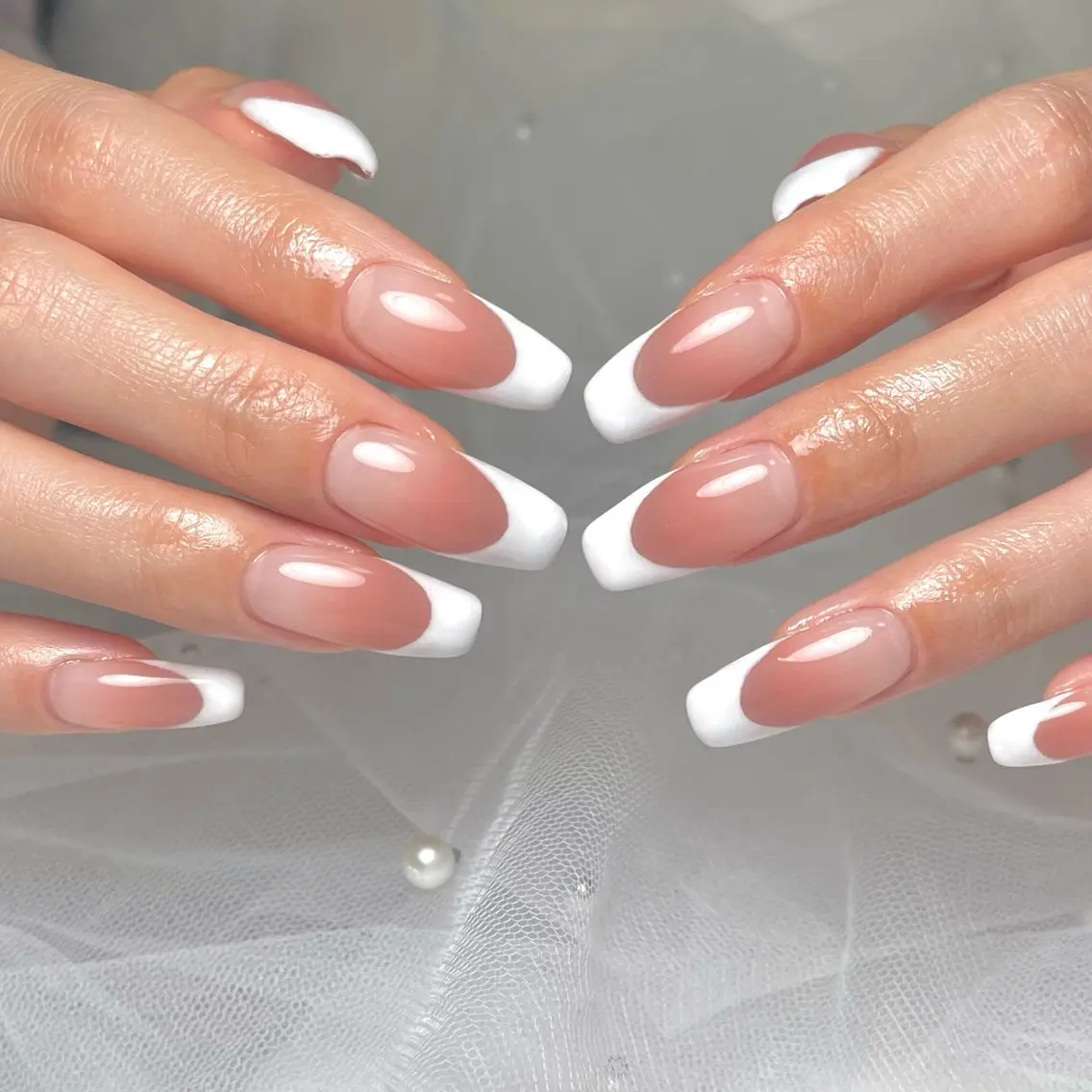 ネイル 長さ出し グラデーション ハンドネイル COCO NAILのネイルデザイン