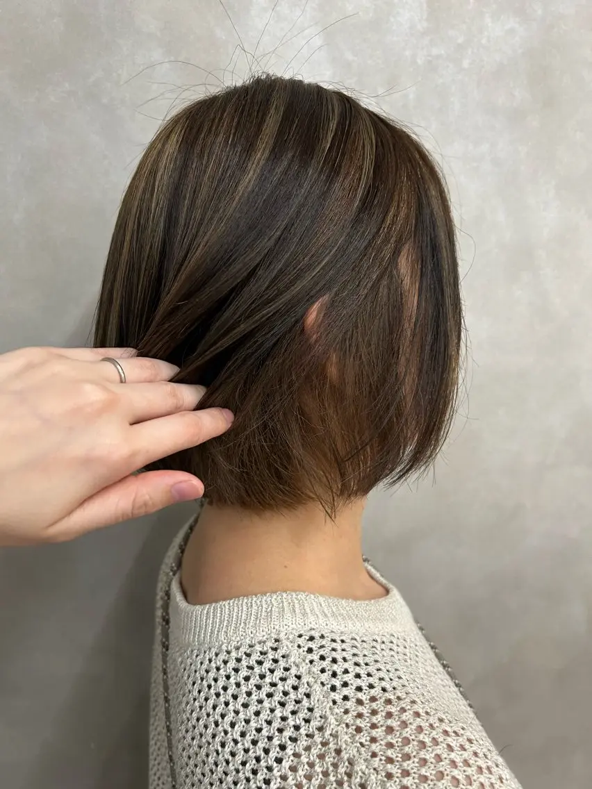 ショート ハイライト ノンダメージ ✂︎竹村まどかのヘアスタイル