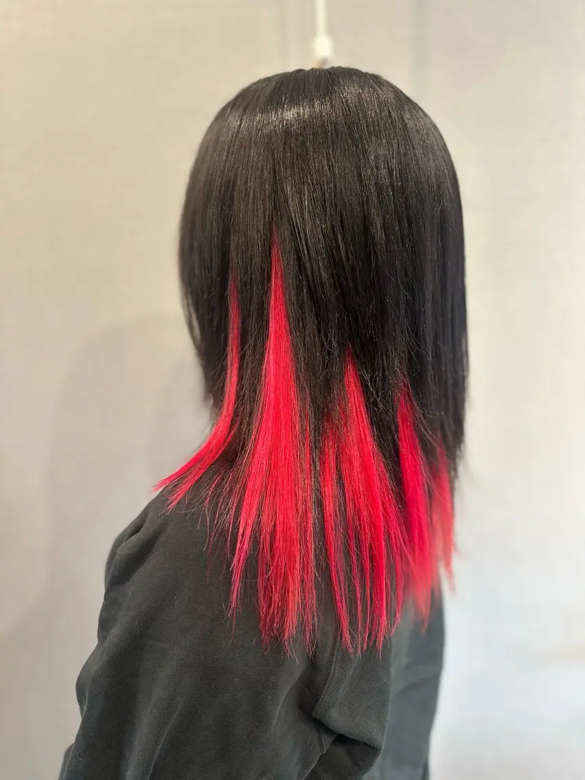 ロング カラー カット ヘアカラー トリートメント K Harukaのヘアスタイル