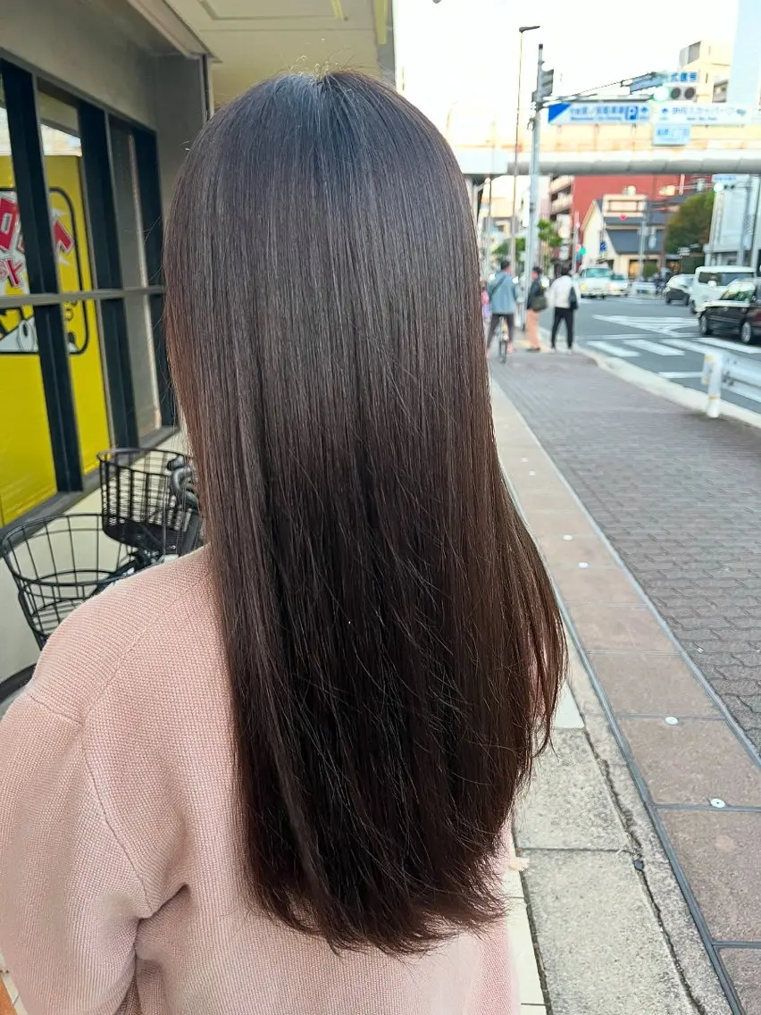 ロング 小川 奏生のヘアスタイル
