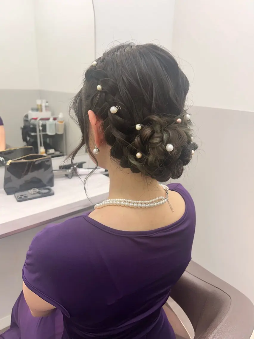 ヘアアレンジ ヘアセット 薄田 珠美のヘアスタイル