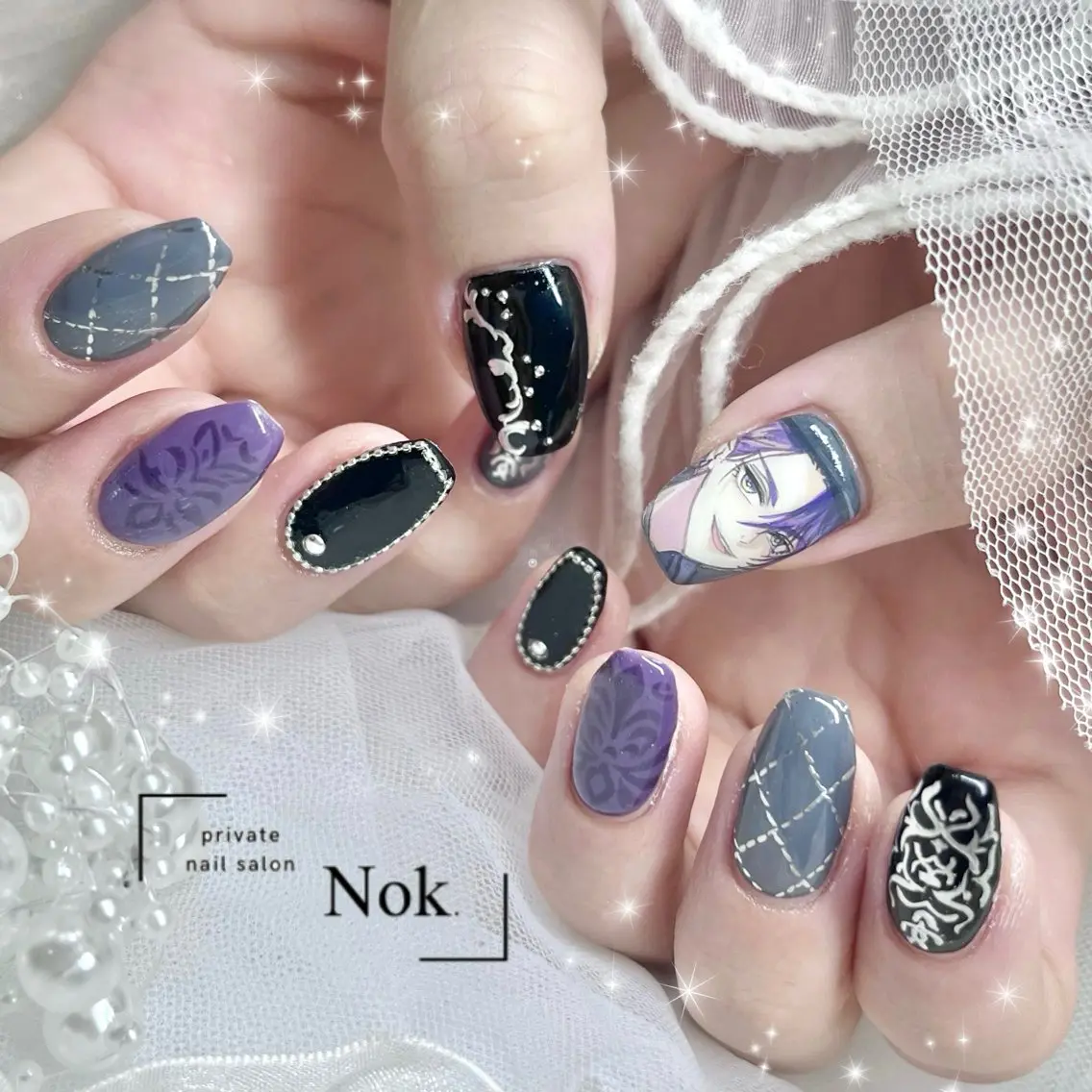 ネイル ハンドネイル 池袋痛ネイル Nok. 渡辺のネイルデザイン