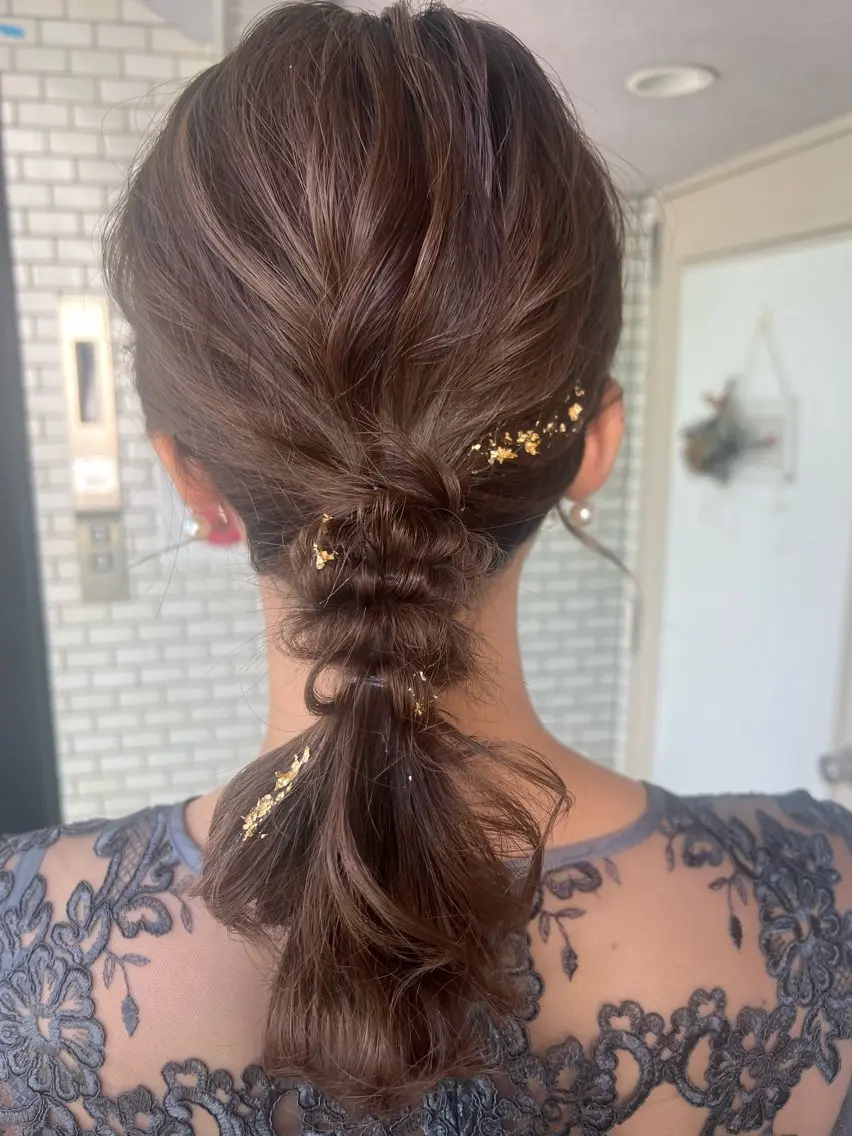ヘアアレンジ ヘアセット 大人可愛いヘアメイク 💋🧚♀️しずかのヘアスタイル