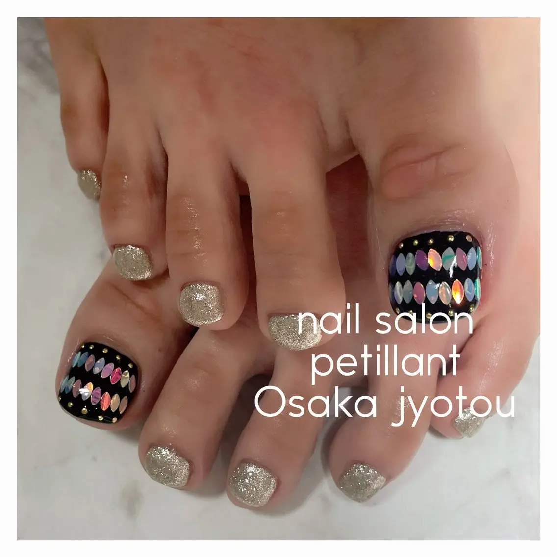 ネイル アートネイル フットネイル ワンカラーネイル nail salon petillantのネイルデザイン