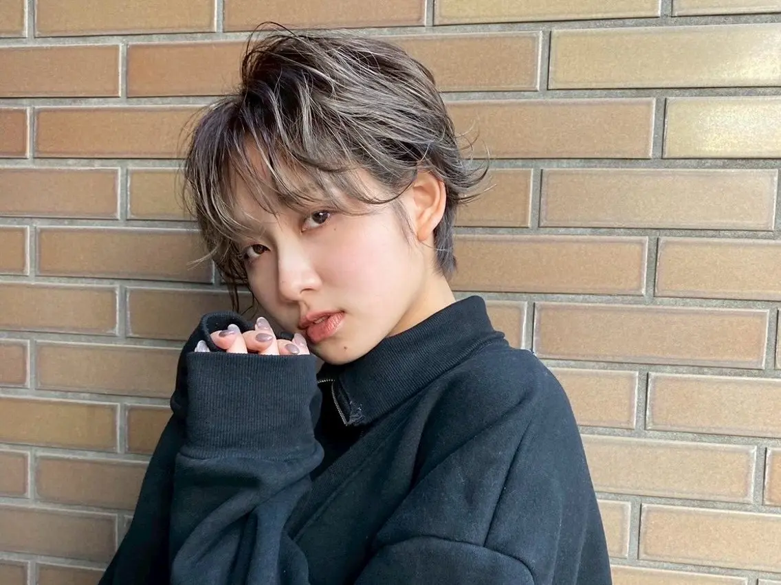 ショート カラー パーマ カット パーマ トリートメント ✂︎cadre✂︎ 🪶かまだれいし🪶のヘアスタイル