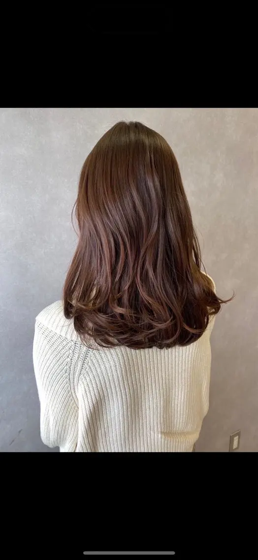 カラー ブラウンカラー 河内 謡のヘアスタイル