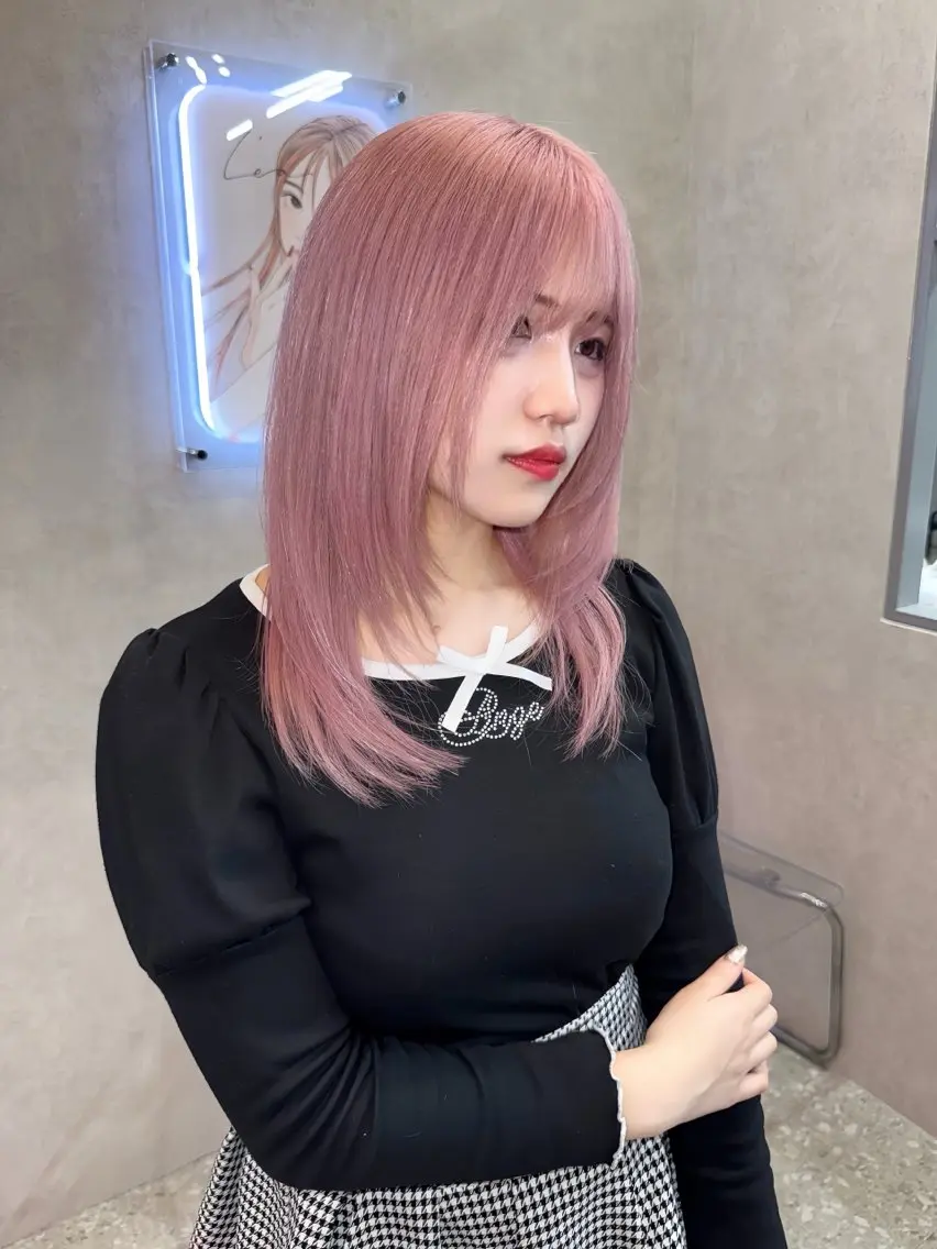 セミロング ヘアカラー 💎kyohei／ 透明感カラー💎のヘアスタイル