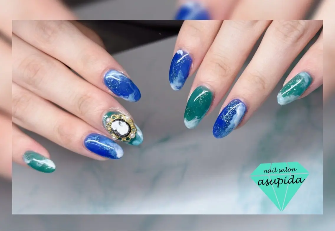 ネイル ハンドネイル nail salon asupidaのネイルデザイン