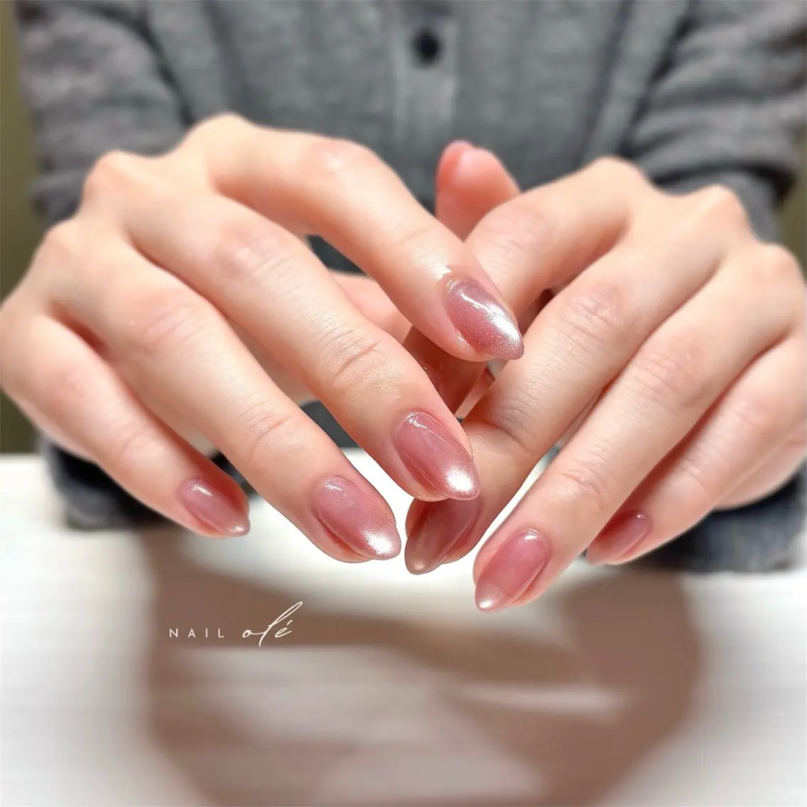 ネイル マグネットネイル オフィスネイル シンプルネイル ハンドネイル NAIL oleのネイルデザイン