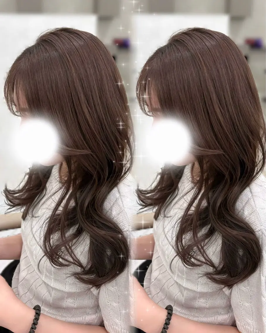 カラー ヘアカラー 河合 愛実のヘアスタイル
