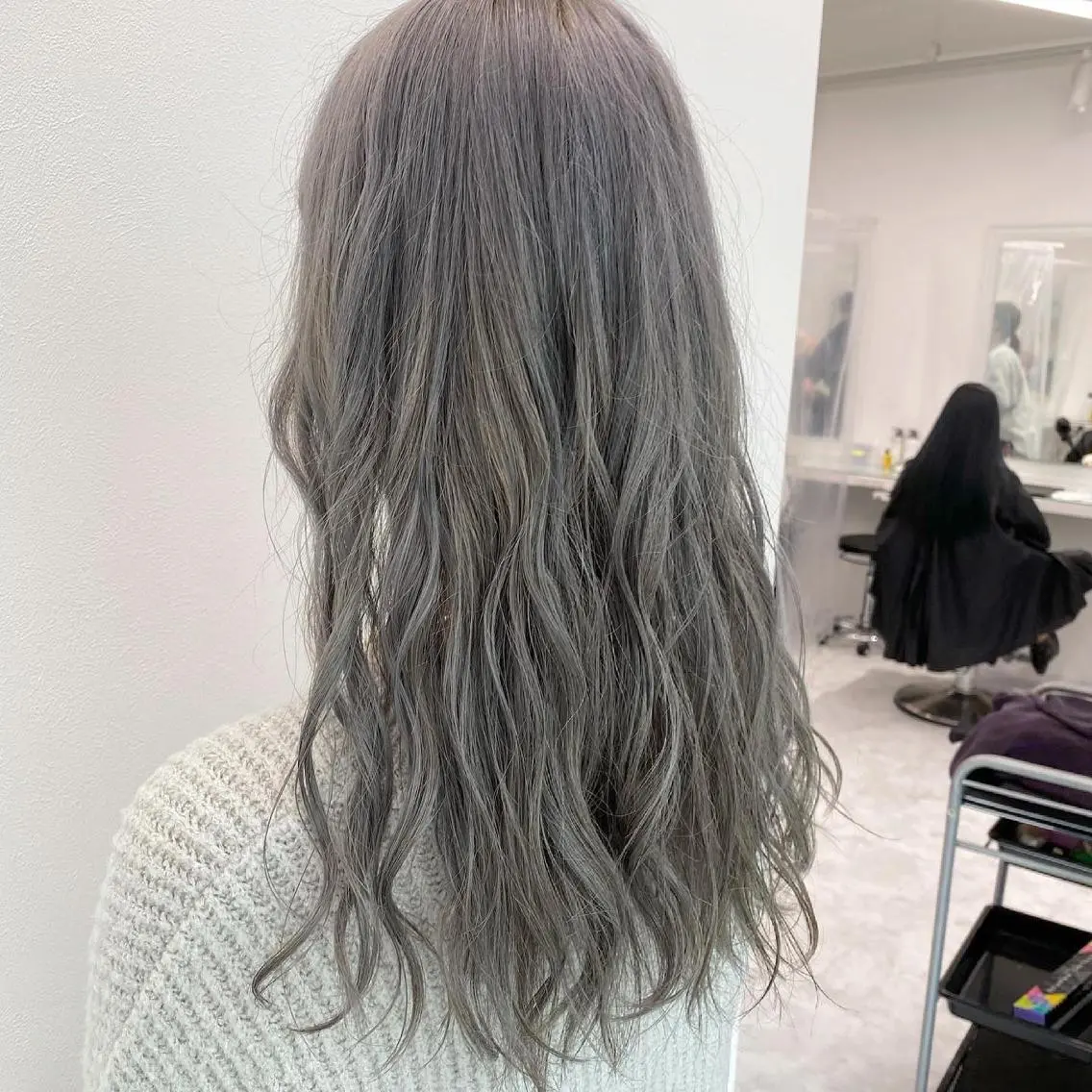 セミロング パーマ メンズ 💕上野美容師☁ ブリーチ💖サワのヘアスタイル