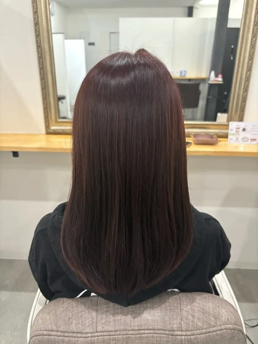 カラー 山本 晴香のヘアスタイル