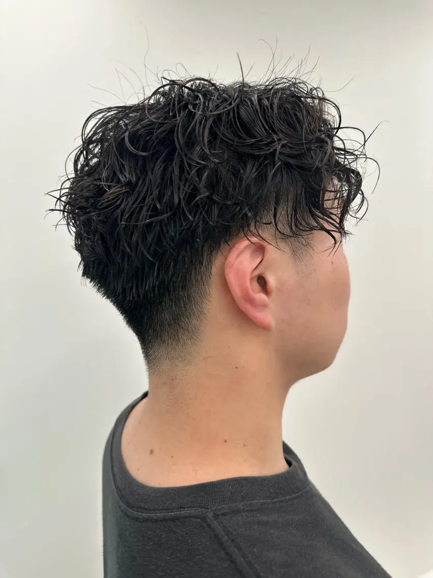 パーマ メンズ カット パーマ 似合わせが得意 村松慧汰のヘアスタイル