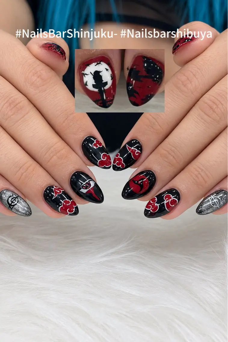 ネイル ボルドー ブラウン チークネイル ドット フットネイル NAILS BAR SHINJUKUのネイルデザイン
