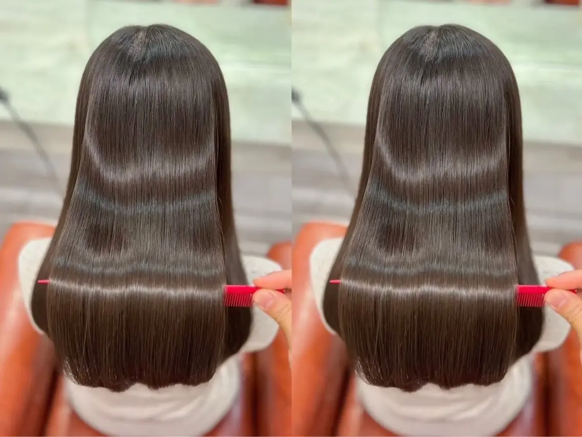 ロング むっちー/超高濃度 水素髪質改善サロンのヘアスタイル