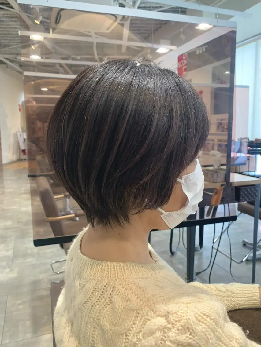ショート 髪質改善/ショート/ 透明感カラー/はるきのヘアスタイル
