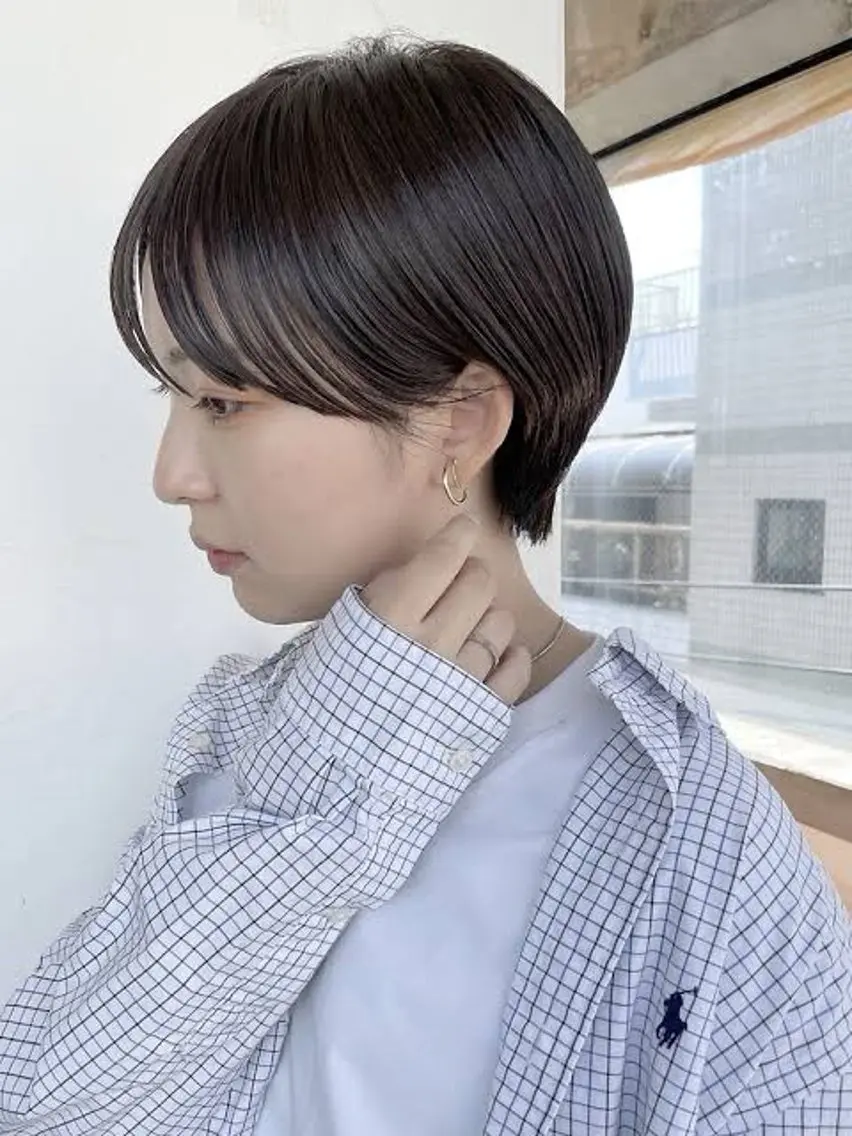 ショート カット 出口 凜乃介のヘアスタイル